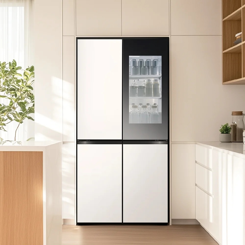 LG전자 m626gqq332s LG 디오스 오브제컬렉션 냉장고 Fit & Max (노크온) 제품 이미지