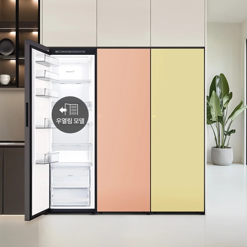 LG전자 x324sm7sk LG 컨버터블 패키지 오브제컬렉션 Fit & Max (냉장전용고, 우열림) 제품 이미지