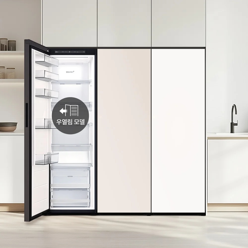 LG전자 x324ss7sk LG 컨버터블 패키지 오브제컬렉션 Fit & Max (냉장전용고, 우열림) 제품 이미지